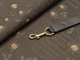 M/S Pouch - Earth jacquard/Dark brown