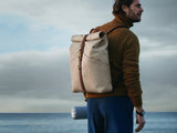 M/S Rucksack - Grand Herringbone/Cuoio