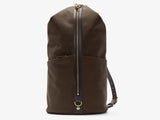 M/S Carpet Bag - Army/Dark brown