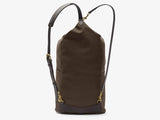 M/S Carpet Bag - Army/Dark brown