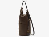 M/S Carpet Bag - Army/Dark brown