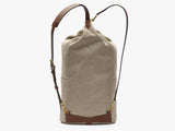 M/S Carpet Bag - Grand Herringbone/Cuoio