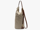 M/S Carpet Bag - Grand Herringbone/Cuoio