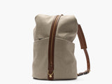 M/S Carpet Bag - Grand Herringbone/Cuoio