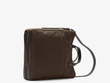 M/S Field Tote - Army/Dark brown