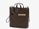 M/S Field Tote - Army/Dark brown