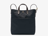 M/S Field Tote - Navy/Dark Brown