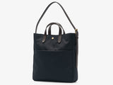 M/S Field Tote - Navy/Dark Brown