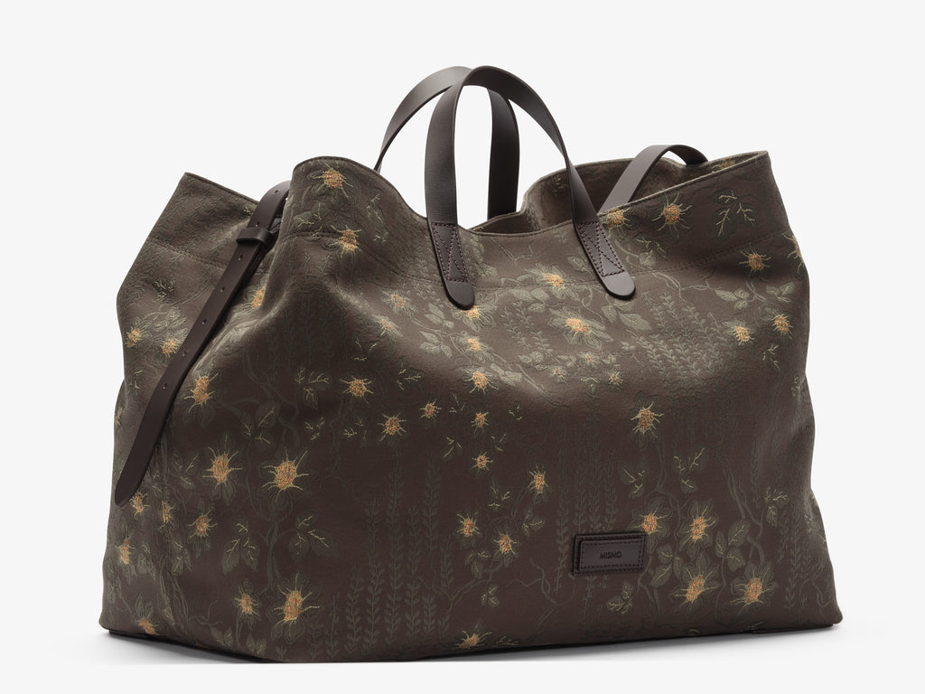 M/S Haven - Earth jacquard/Dark brown