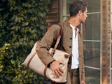 M/S Holdall - Grand Herringbone/Cuoio