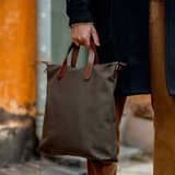 M/S Shopper - Army/Cuoio