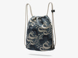 M/S Drawstring - Ocean Jacquard/Black